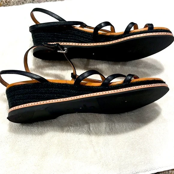 Wedge sandals, black Corso Como - Picture 3 of 6